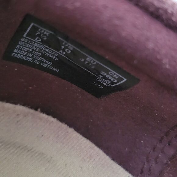 CLARKS Sharon Dasher Womens 10 Burgundy Suede Comfort Shoes Slip On Loafers - Picture 10 of 10